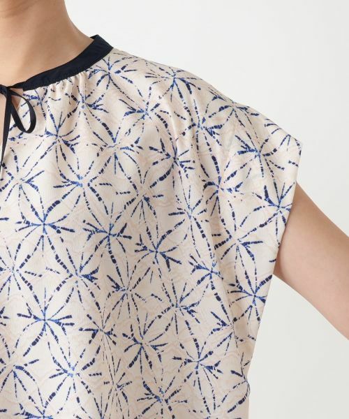 Leilian / レリアン シャツ・ブラウス | 幾何学柄ブラウス | 詳細9