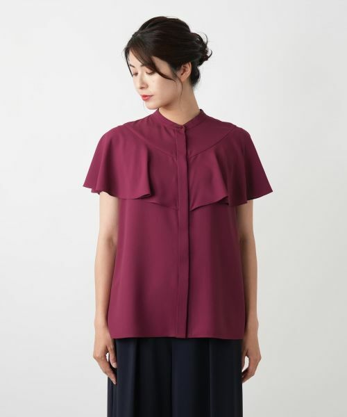 Leilian / レリアン シャツ・ブラウス | バンドカラーブラウス | 詳細7