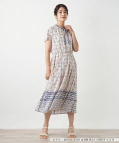 Leilian / レリアン ドレス | 【店舗人気】幾何学柄ワンピース