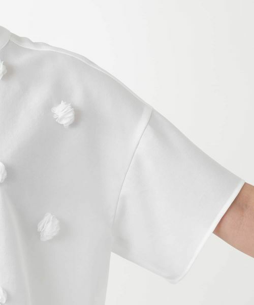 Leilian / レリアン シャツ・ブラウス | フラワーモチーフブラウス | 詳細12