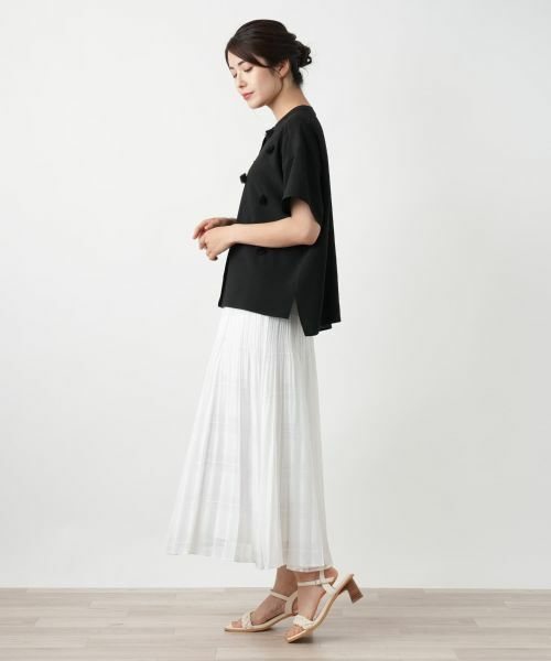 Leilian / レリアン シャツ・ブラウス | フラワーモチーフブラウス | 詳細2