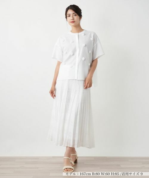 Leilian / レリアン シャツ・ブラウス | フラワーモチーフブラウス | 詳細4