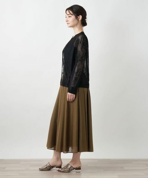 Leilian / レリアン ミニ・ひざ丈スカート | フレアロングスカート | 詳細2