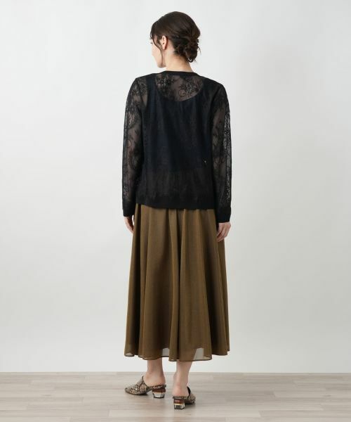 Leilian / レリアン ミニ・ひざ丈スカート | フレアロングスカート | 詳細3