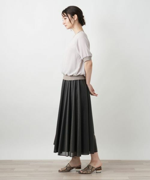 Leilian / レリアン ミニ・ひざ丈スカート | フレアロングスカート | 詳細5