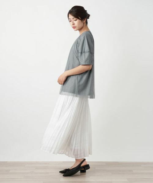 Leilian / レリアン カットソー | 【店舗人気】チュールレイヤードカットソー | 詳細10