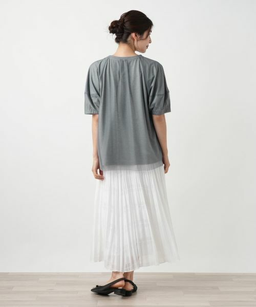 Leilian / レリアン カットソー | 【店舗人気】チュールレイヤードカットソー | 詳細11