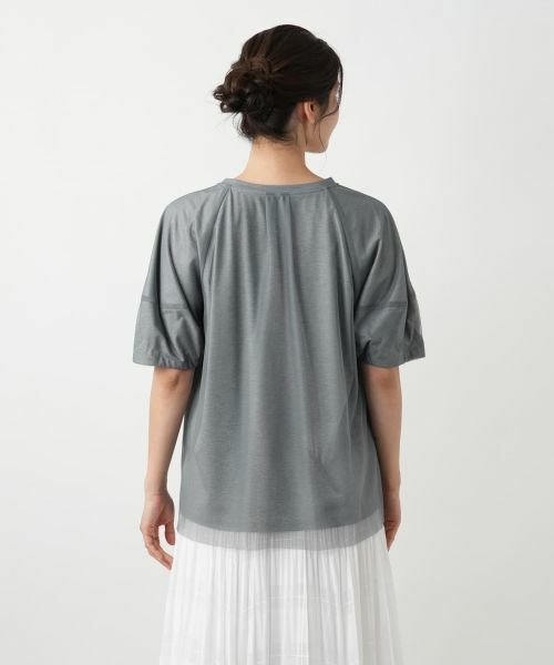 Leilian / レリアン カットソー | 【店舗人気】チュールレイヤードカットソー | 詳細14