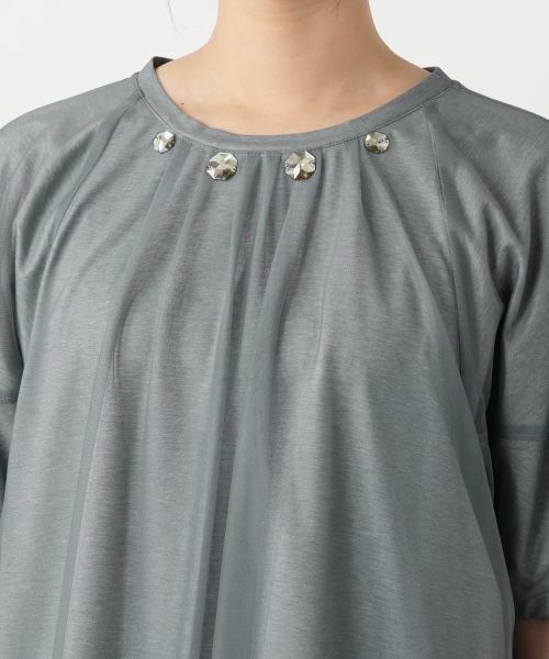 Leilian / レリアン カットソー | 【店舗人気】チュールレイヤードカットソー | 詳細15