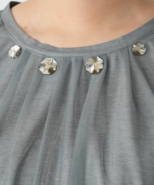 Leilian / レリアン カットソー | 【店舗人気】チュールレイヤードカットソー | 詳細17