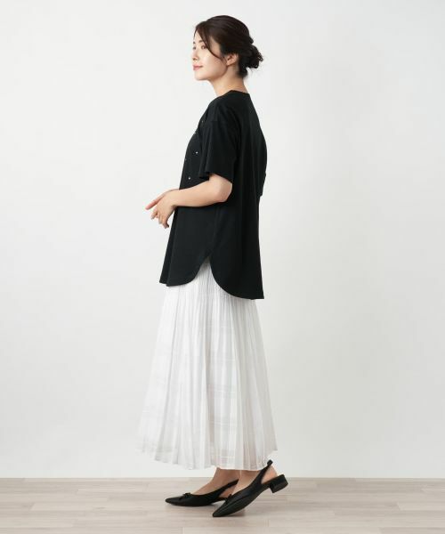 Leilian / レリアン カットソー | 【店舗人気】フロントビジューTシャツ | 詳細2