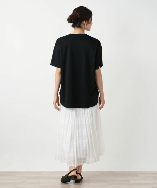 Leilian / レリアン カットソー | 【店舗人気】フロントビジューTシャツ | 詳細3