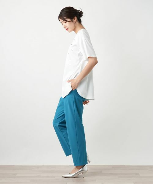 Leilian / レリアン カットソー | 【店舗人気】フロントビジューTシャツ | 詳細5