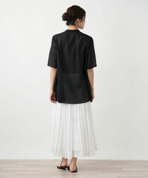 Leilian / レリアン シャツ・ブラウス | 【店舗人気】レースアップブラウス | 詳細3