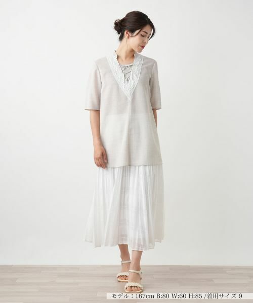 Leilian / レリアン シャツ・ブラウス | 【店舗人気】レースアップブラウス | 詳細4