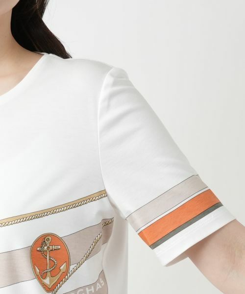 Leilian / レリアン Tシャツ | プリントカットソー【ROCHAS Premiere】 | 詳細12