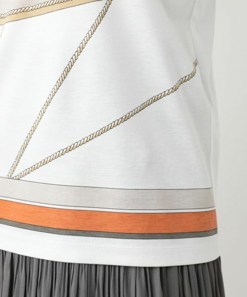 Leilian / レリアン Tシャツ | プリントカットソー【ROCHAS Premiere】 | 詳細13