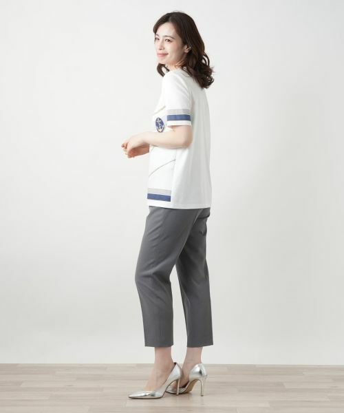 Leilian / レリアン Tシャツ | プリントカットソー【ROCHAS Premiere】 | 詳細2