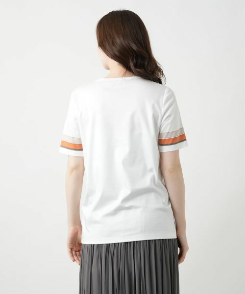 Leilian / レリアン Tシャツ | プリントカットソー【ROCHAS Premiere】 | 詳細9