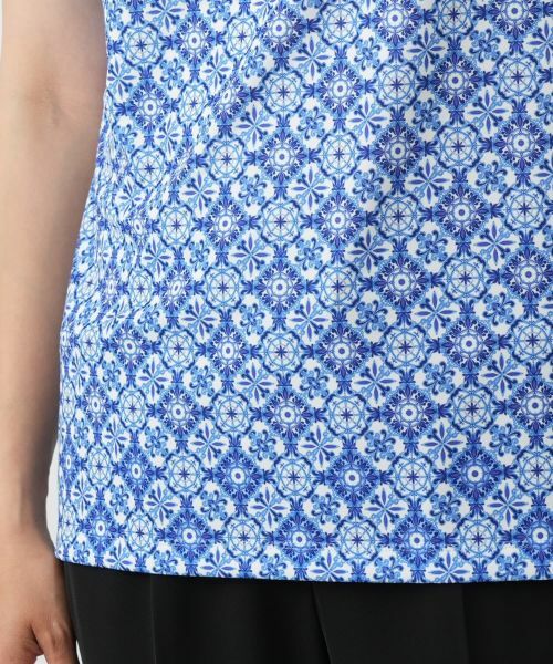 Leilian / レリアン カットソー | 幾何学柄カットソー【ROCHAS Premiere】 | 詳細10