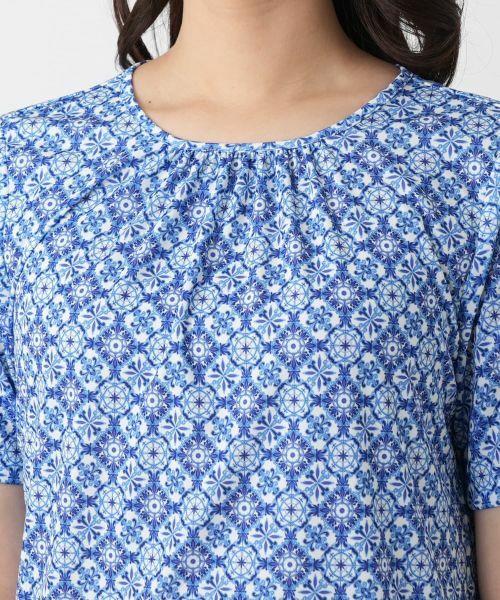 Leilian / レリアン カットソー | 幾何学柄カットソー【ROCHAS Premiere】 | 詳細7