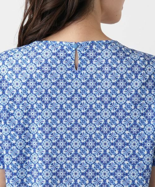 Leilian / レリアン カットソー | 幾何学柄カットソー【ROCHAS Premiere】 | 詳細8