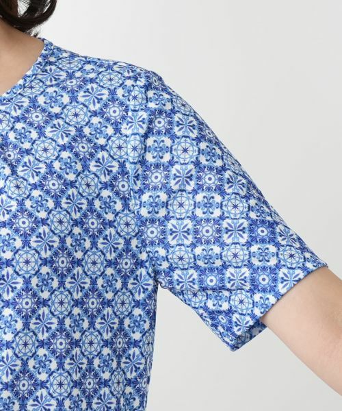 Leilian / レリアン カットソー | 幾何学柄カットソー【ROCHAS Premiere】 | 詳細9