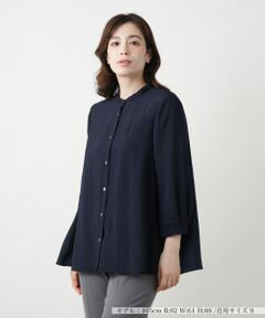 Leilian / レリアン シャツ・ブラウス | バンドカラーブラウス【ROCHAS Premiere】