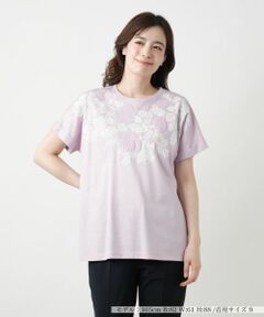 レリアン　カットソー　ホワイト　アクセサリー付き サイズＦ Leilian / レリアン （レディース） カットソー | ファッション