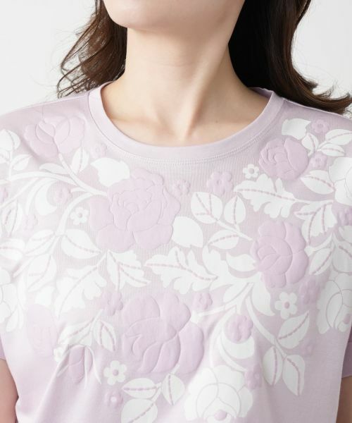 Leilian / レリアン カットソー | フラワーモチーフカットソー【MUSE BY ROCHAS Premiere】 | 詳細13