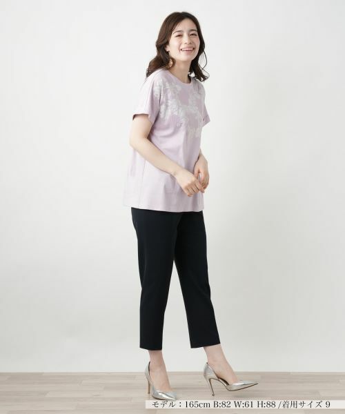 Leilian / レリアン カットソー | フラワーモチーフカットソー【MUSE BY ROCHAS Premiere】 | 詳細7