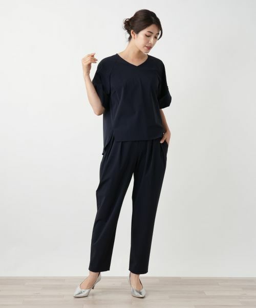 Leilian / レリアン シャツ・ブラウス | 【店舗人気】Vネックブラウス | 詳細1