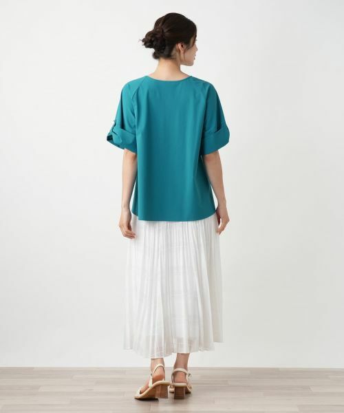 Leilian / レリアン シャツ・ブラウス | 【店舗人気】Vネックブラウス | 詳細9