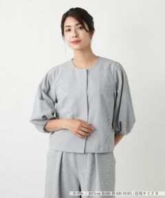 Leilian / レリアン テーラードジャケット | ノーカラージャケット