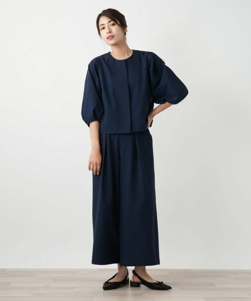 Leilian / レリアン テーラードジャケット | ノーカラージャケット | 詳細1