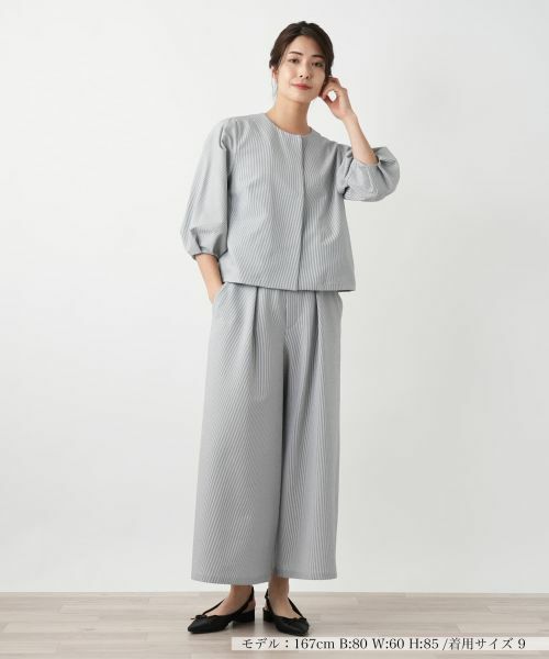 Leilian / レリアン テーラードジャケット | ノーカラージャケット | 詳細5