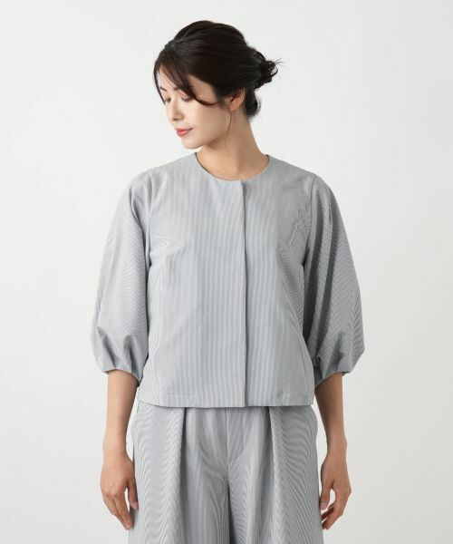 Leilian / レリアン テーラードジャケット | ノーカラージャケット | 詳細8