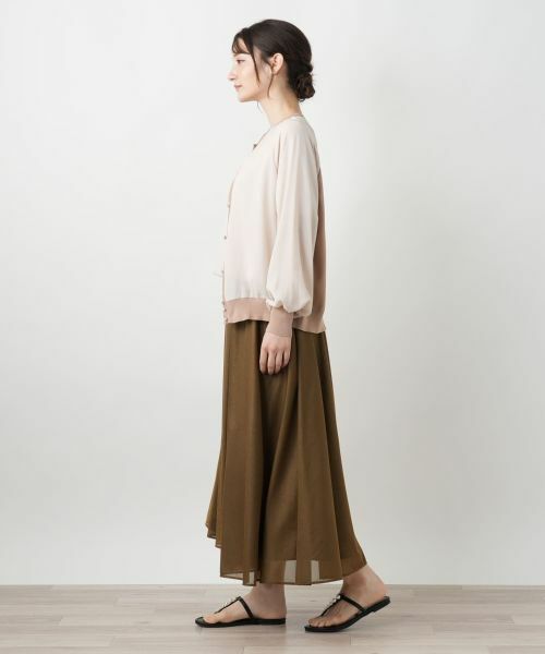 Leilian / レリアン カーディガン・ボレロ | 【店舗人気】異素材切り替えカーディガン | 詳細5