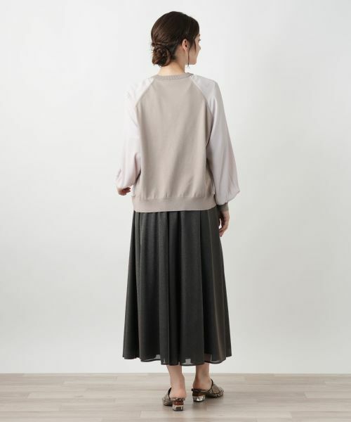 Leilian / レリアン カーディガン・ボレロ | 【店舗人気】異素材切り替えカーディガン | 詳細9