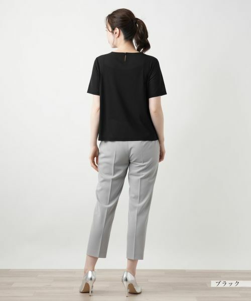 Leilian / レリアン カットソー | フラワーモチーフカットソー | 詳細3