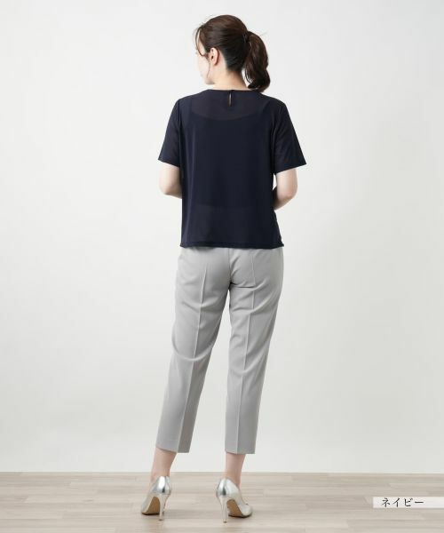 Leilian / レリアン カットソー | フラワーモチーフカットソー | 詳細6