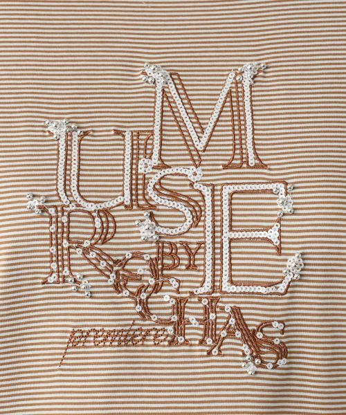 Leilian / レリアン カットソー | ボーダー切替七分袖カットソー【MUSE BY ROCHAS Premiere】 | 詳細14