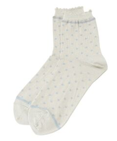 Leilian / レリアン ソックス | ラメドットショートソックス