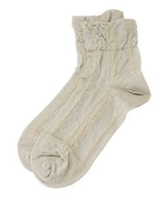 Leilian / レリアン ソックス | ラメショートソックス