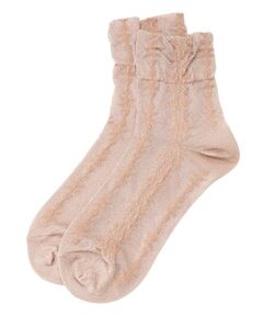 Leilian / レリアン ソックス | ラメショートソックス