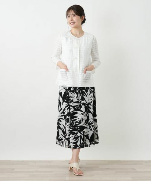 Leilian / レリアン テーラードジャケット | ノーカラージャケット | 詳細1