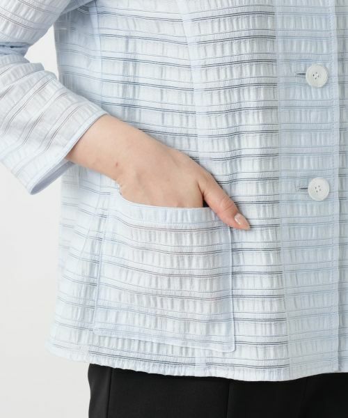 Leilian / レリアン テーラードジャケット | ノーカラージャケット | 詳細13