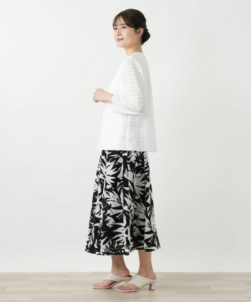 Leilian / レリアン テーラードジャケット | ノーカラージャケット | 詳細2