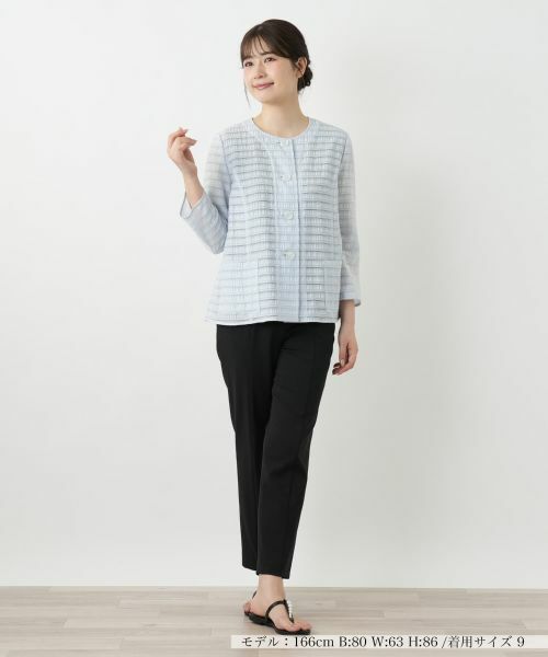 Leilian / レリアン テーラードジャケット | ノーカラージャケット | 詳細4