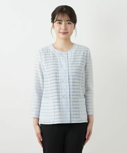 Leilian / レリアン テーラードジャケット | ノーカラージャケット | 詳細7